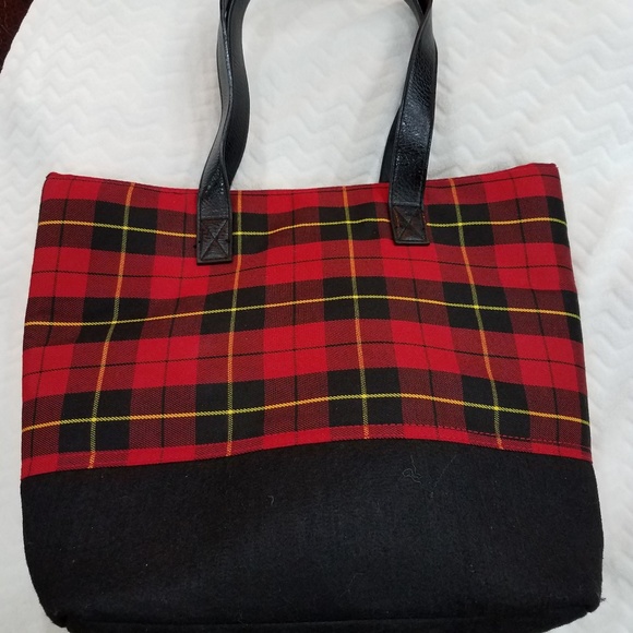 Punctuate Tartan Plaid Tote